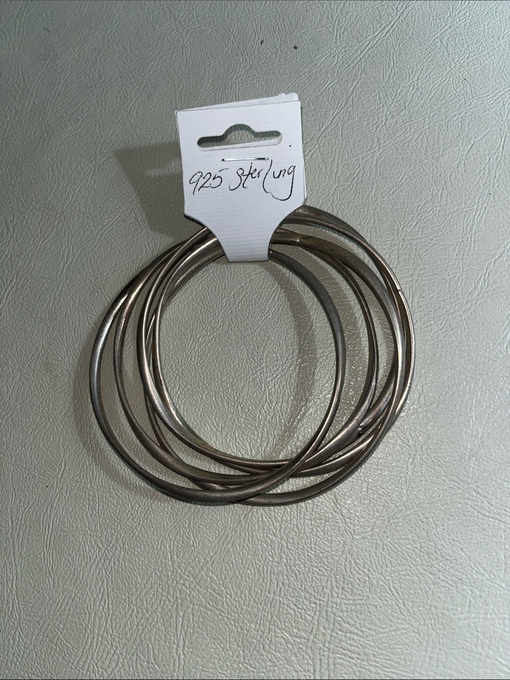 Five 925 Sterling Silver Bracelets